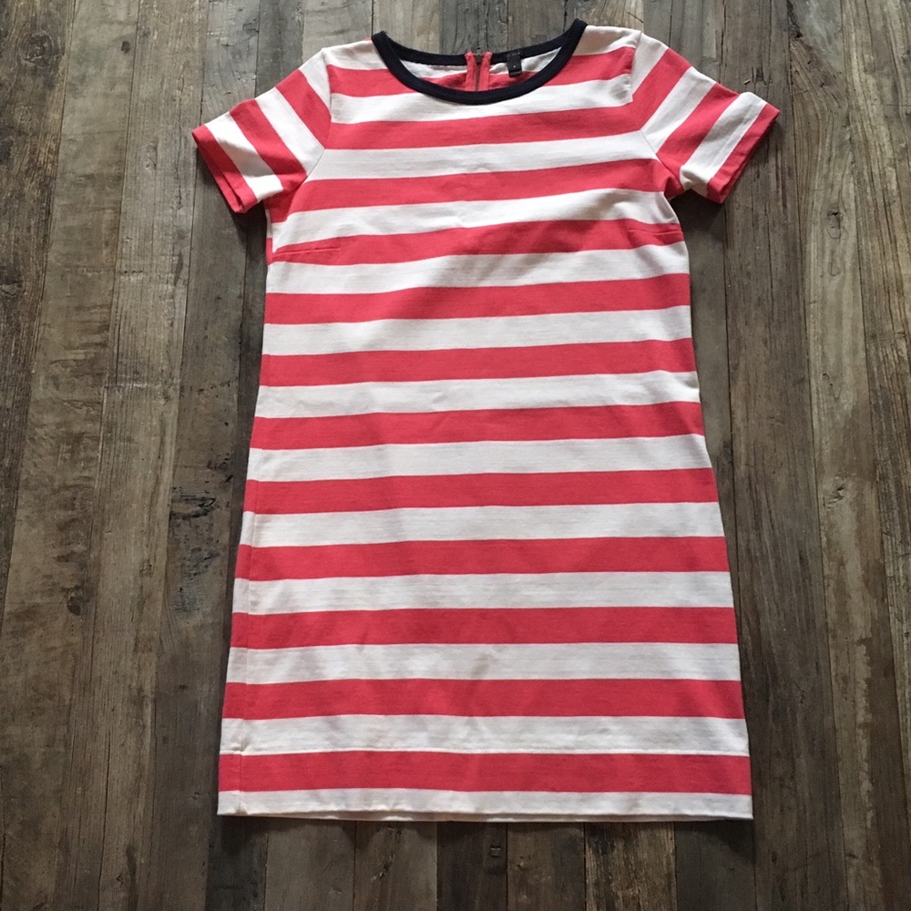 J. Crew Striped T-Shirt Dress Sz S