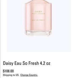 Marc jacobs Daisy Eau So Fresh 4.2 oz