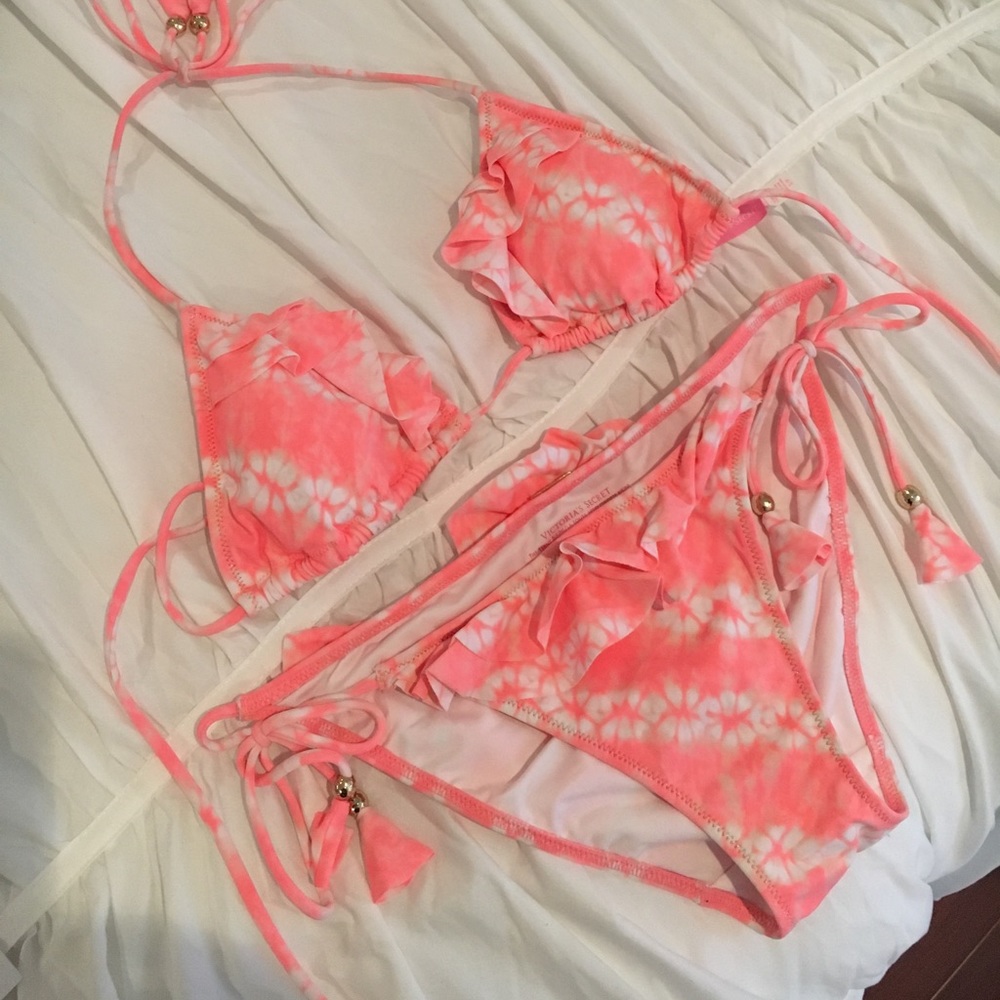 Victoria's Secret Ruffled Bikini Set