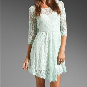 NWT tags free People lace dress