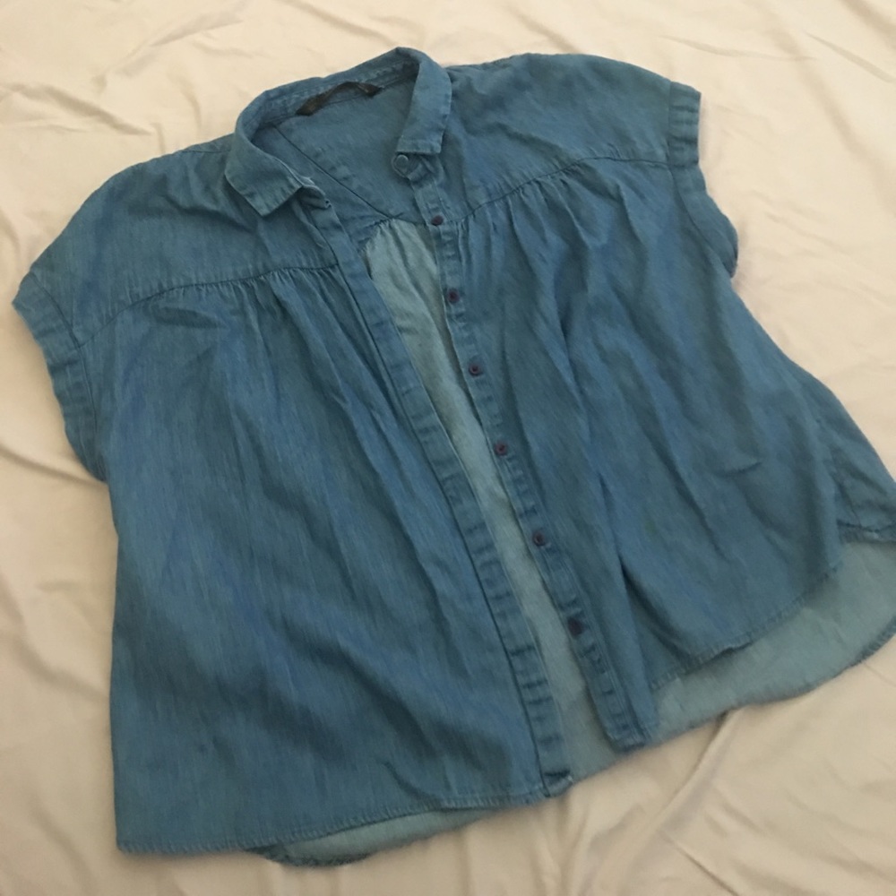 Zara jean short sleeve top