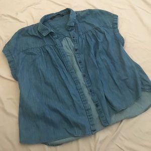 Zara jean short sleeve top