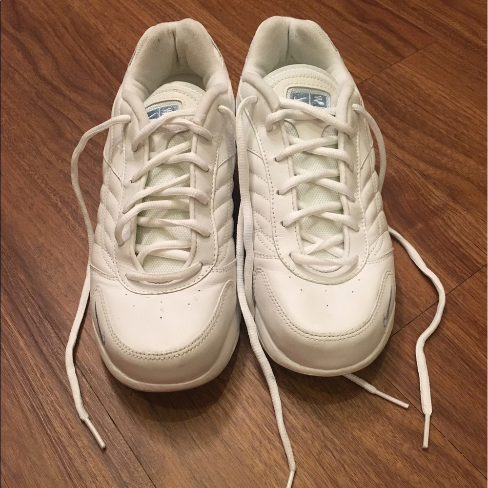 Solid White Nike Sneakers