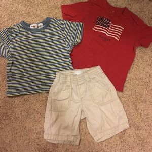 Bundle 3  pieces, 2 shirts +1 short