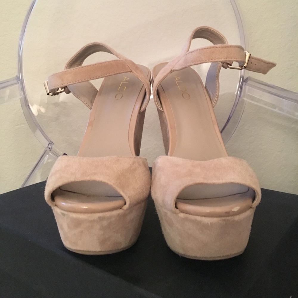 Suede Wedge
