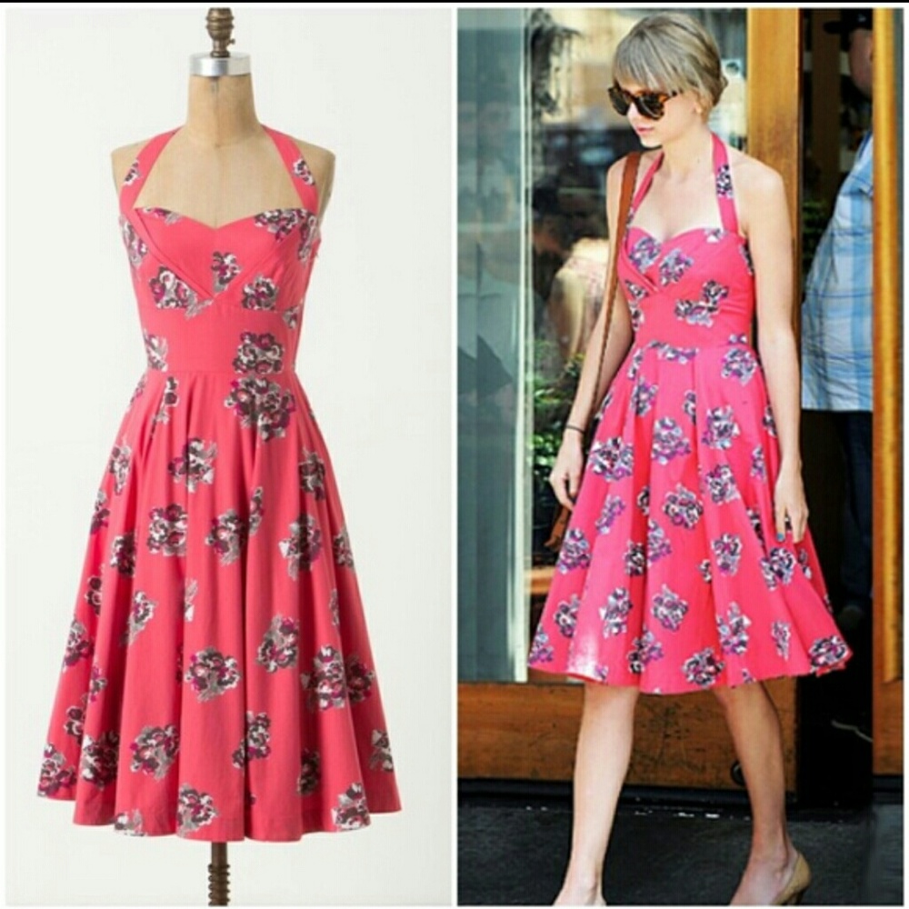 Anthropologie Akebono Halter Dress Size 0