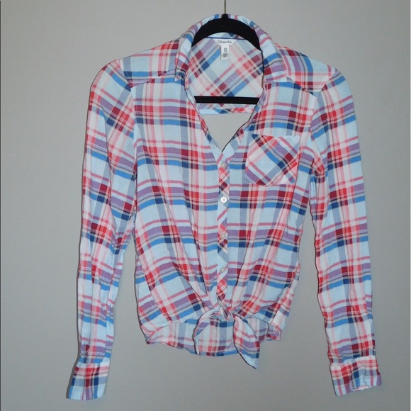 Aeropostale Red and Blue Shirt - Picture 1 of 6