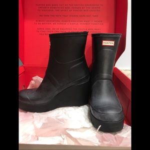 Hunter Original Short amid-Wedge Boot
