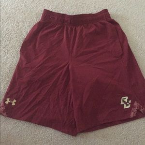 Boston College Under armer shorts