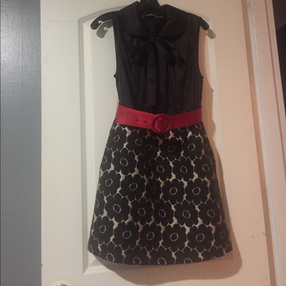 Alice and Olivia dress size small brown and tan