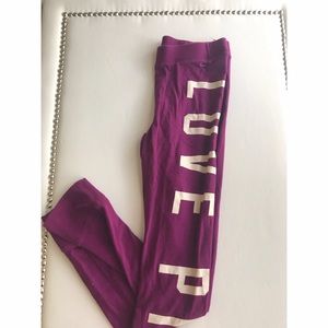 Sleepwear pink leggings