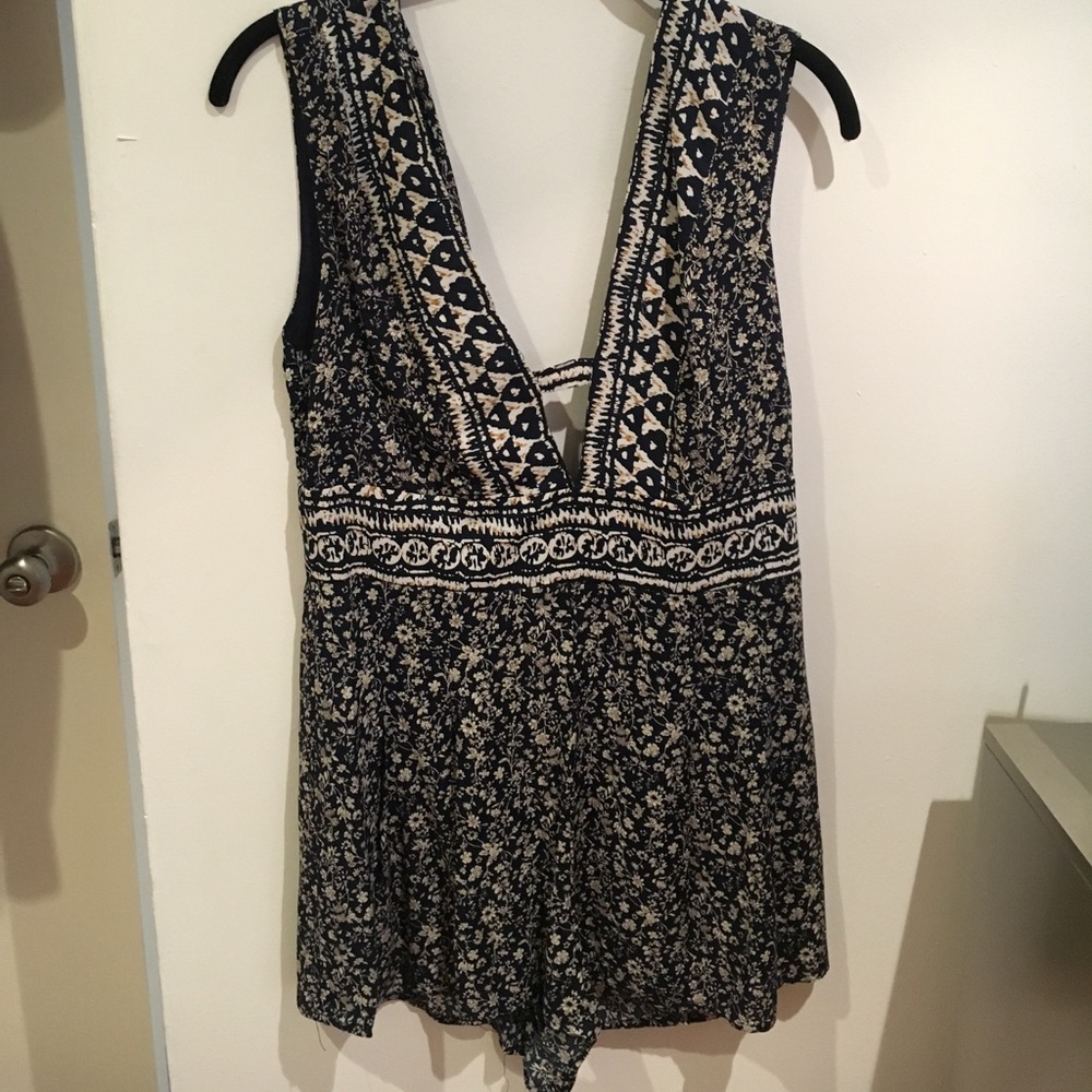 Printed Romper