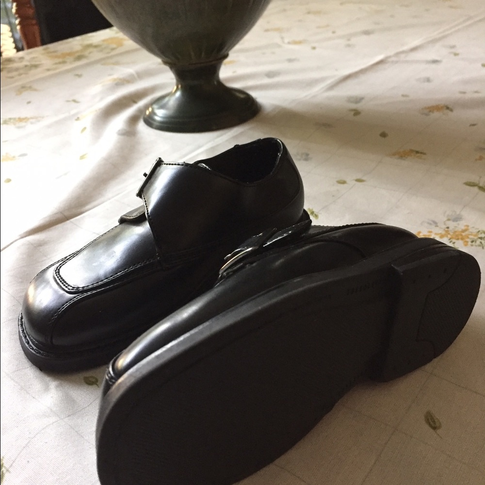 New TKS Black Buckle Dress Shoes - Picture 4 of 4