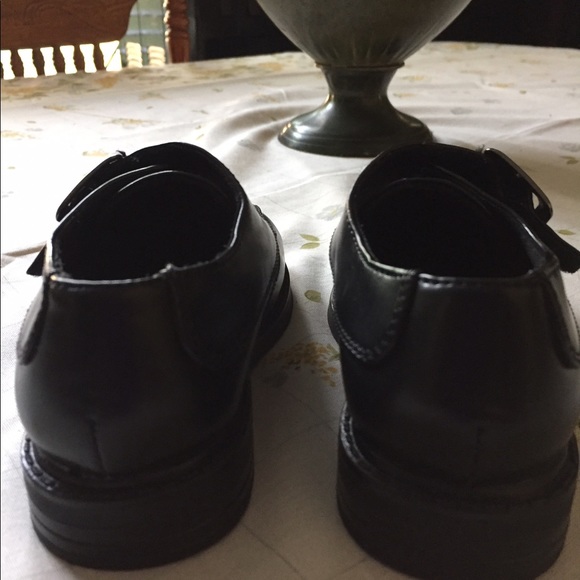 New TKS Black Buckle Dress Shoes - Picture 3 of 4