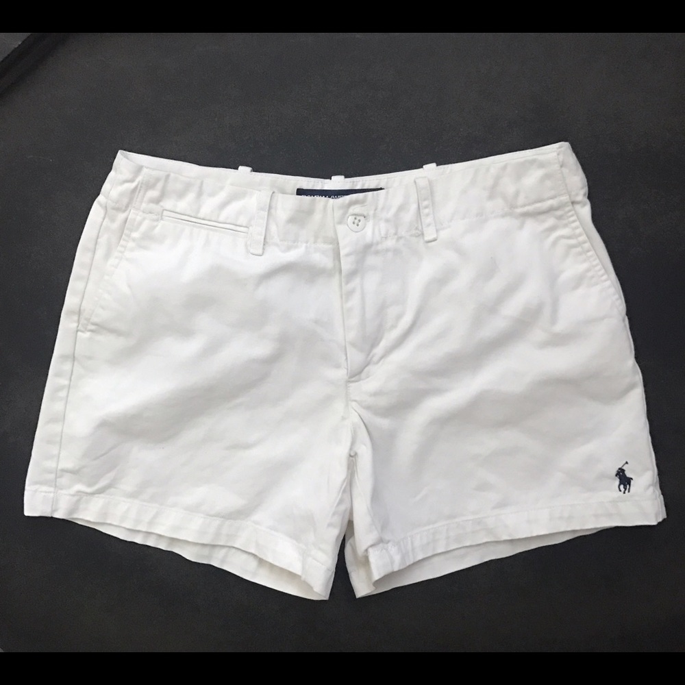 Ralph Lauren Sport White Shorts