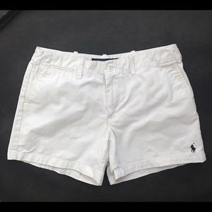 Ralph Lauren Sport White Shorts