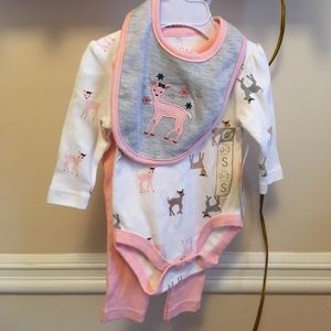 René Rofé Baby 0-3 Month Set Baby Girl
