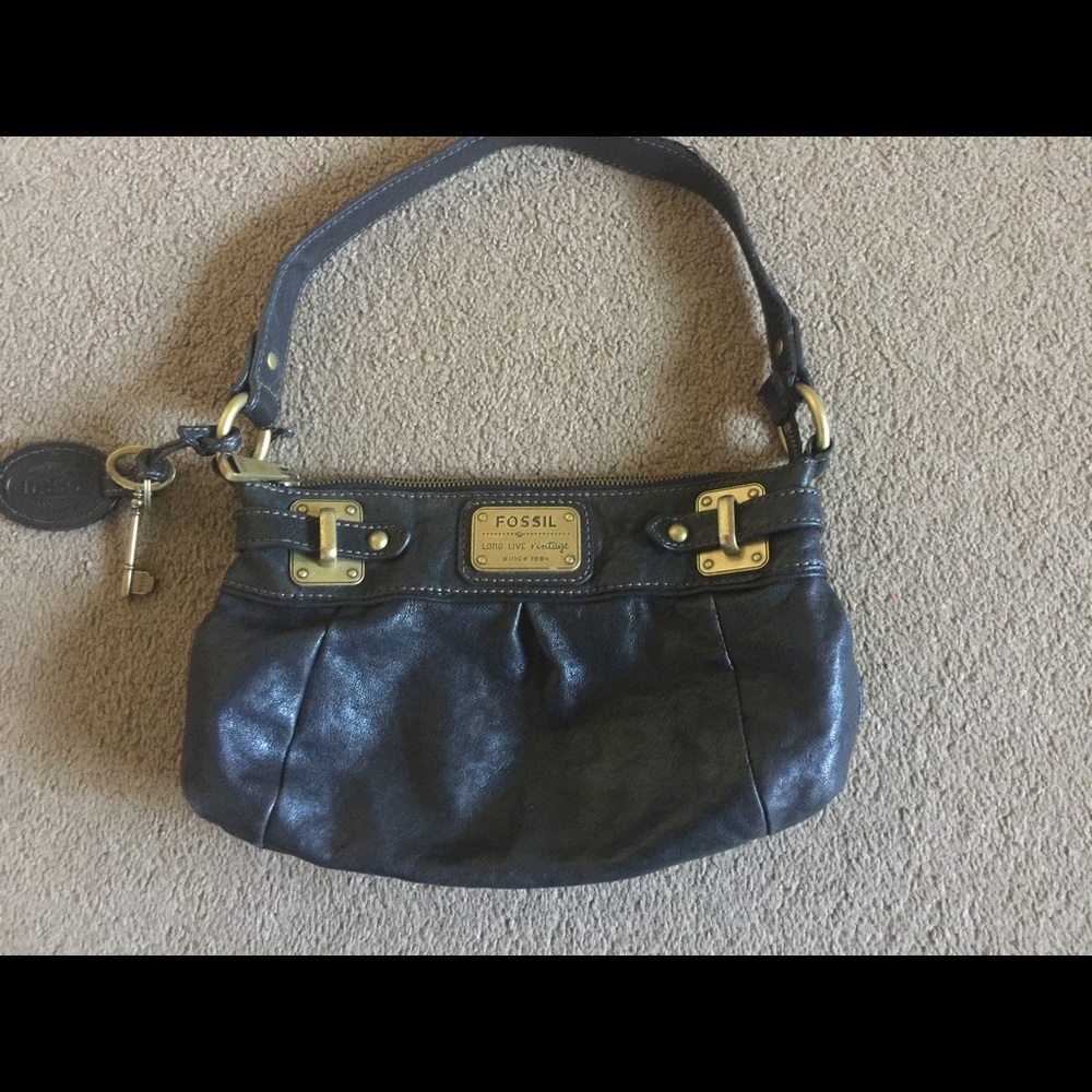 Fossil vintage black handbag