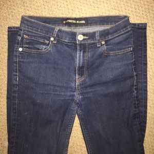 Dark wash Express jeans