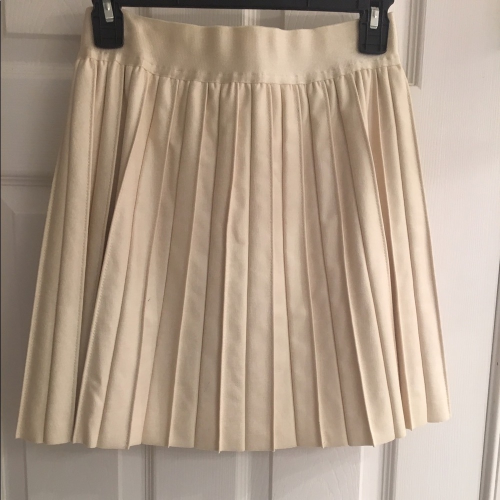 Cream skirt