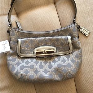New Sliver Coach purse