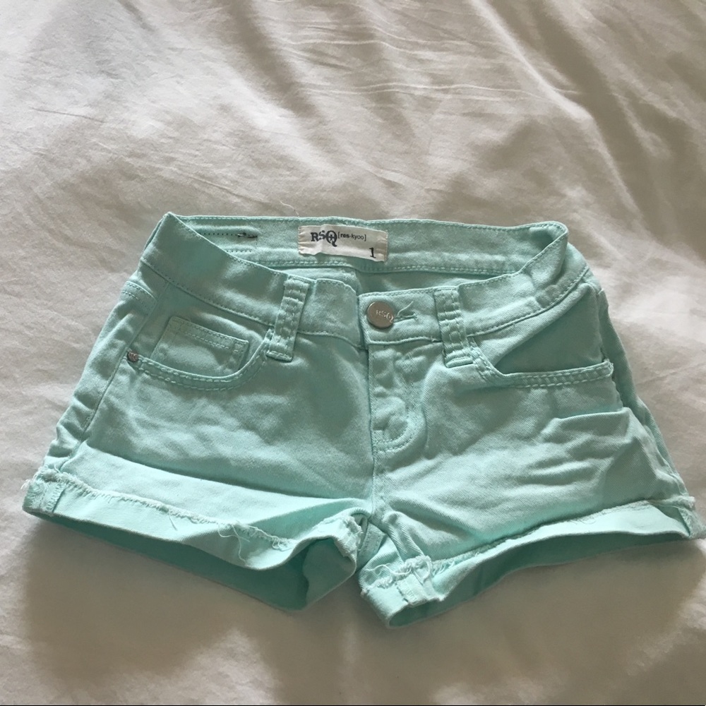 RSQ Mint shorts
