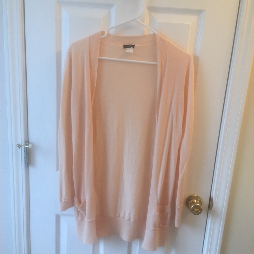 J. Crew light light long cardigan - lightweight