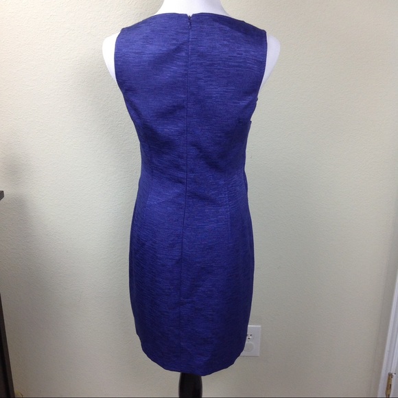 ❌💵David Meister Royal Blue Sleeveless Sheath Dres - Picture 3 of 5
