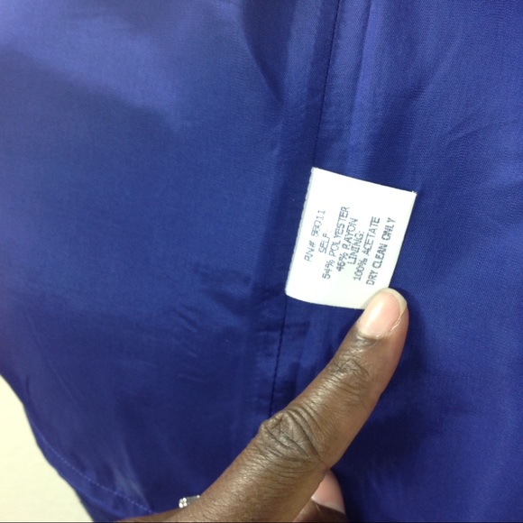 ❌💵David Meister Royal Blue Sleeveless Sheath Dres - Picture 5 of 5