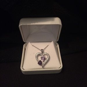 Sterling silver heart pendant