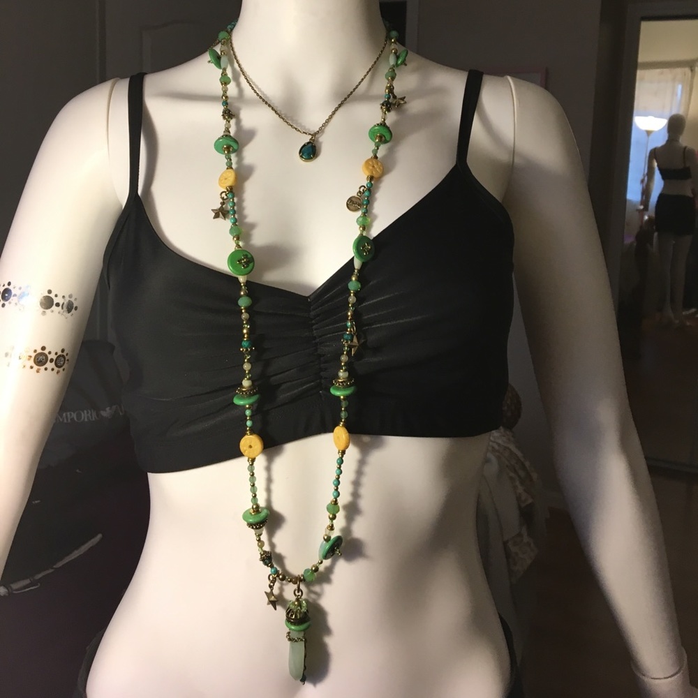 Natural Stone Necklace NWOT