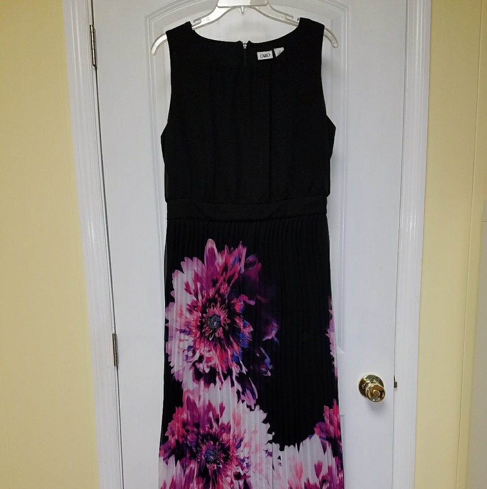 Long dinner dress.