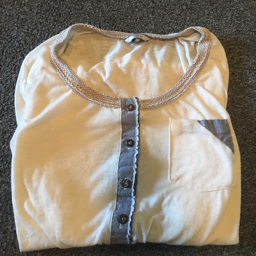 BKE white long sleeve