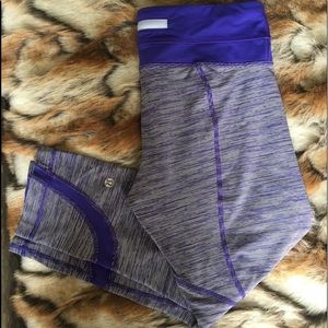 LuluLemon Purple Crop Leggings