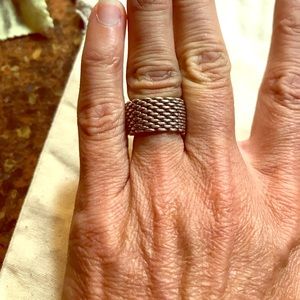 Tiffany Somerset mesh ring