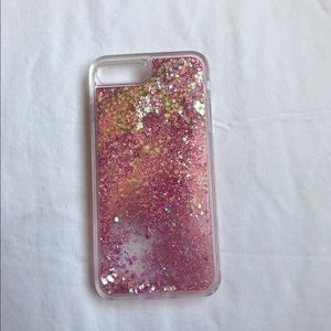 iPhone 7 plus Liquid Glitter case