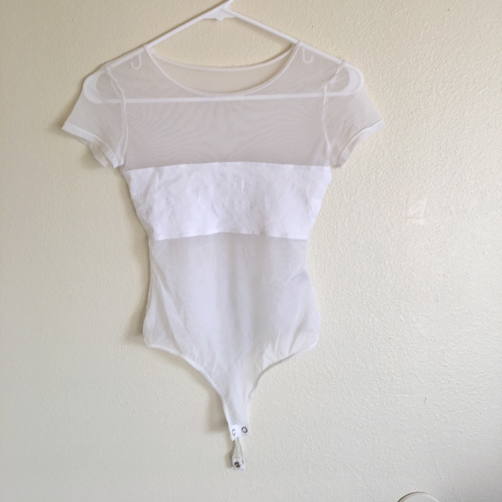 American Apparel mesh bodysuit