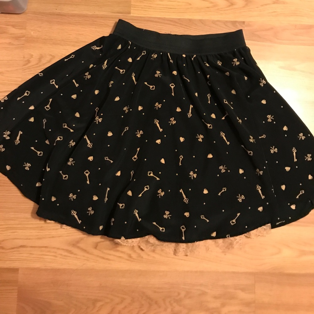 Black & pink skirt