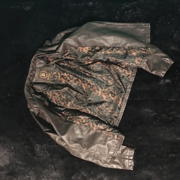 Brown leather jacket - Picture 3 of 6