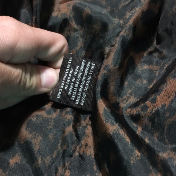 Brown leather jacket - Picture 4 of 6