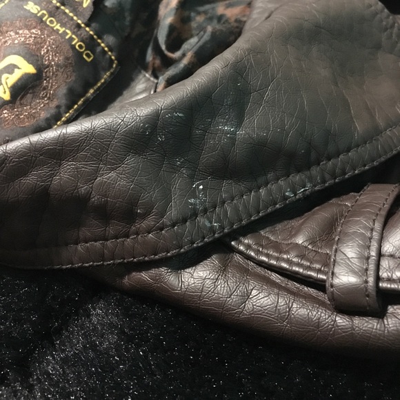 Brown leather jacket - Picture 6 of 6