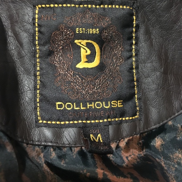 Brown leather jacket - Picture 5 of 6