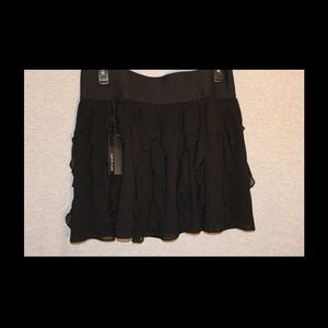 ⚡️EXPRESS⚡️ ruffled black mini skirt