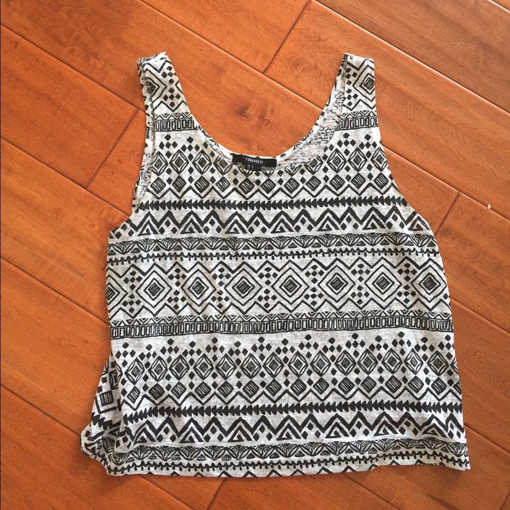 printed tank top