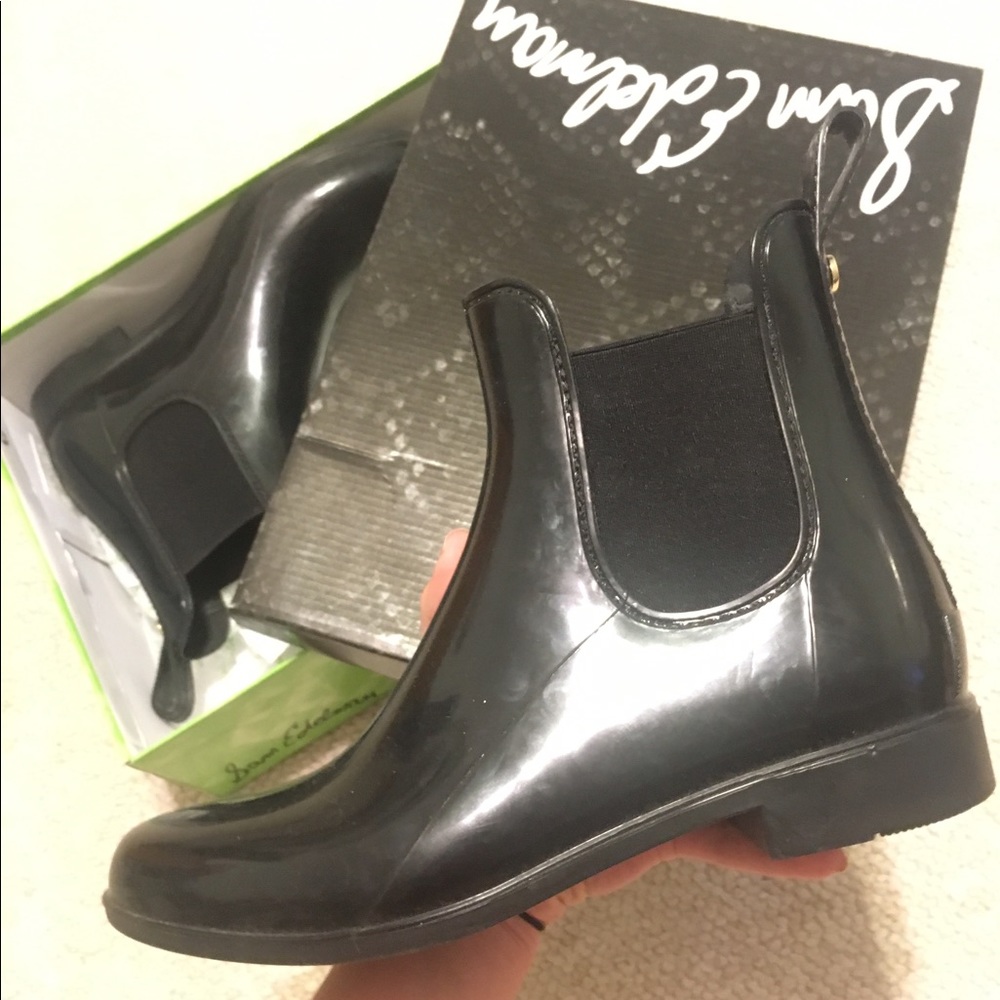 Sam Edelman Tinsley Black Rainboots