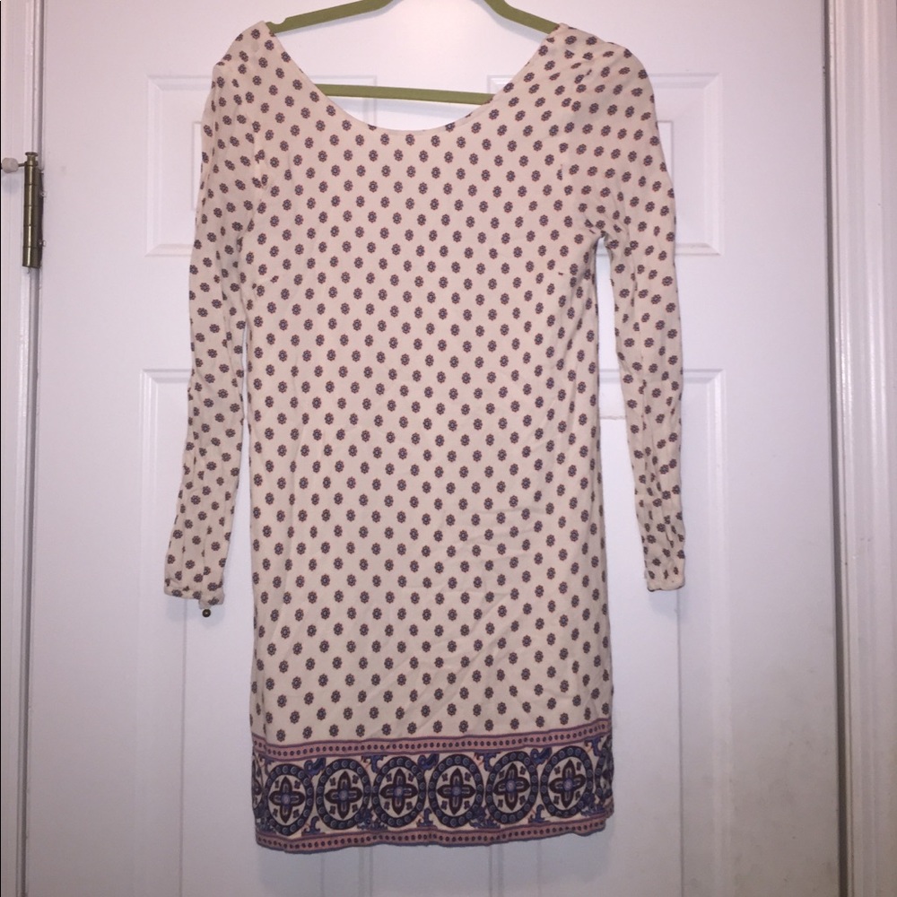 Forever 21 patterned low back dress