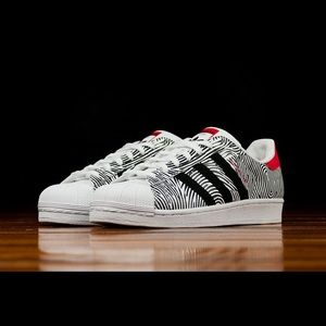 Fingerprint Adidas Superstar RED