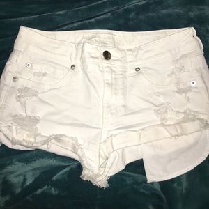 American Eagle White Shorts