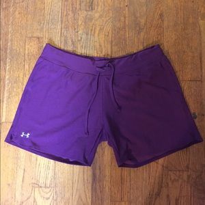 Under Armour, Purple Running Shorts