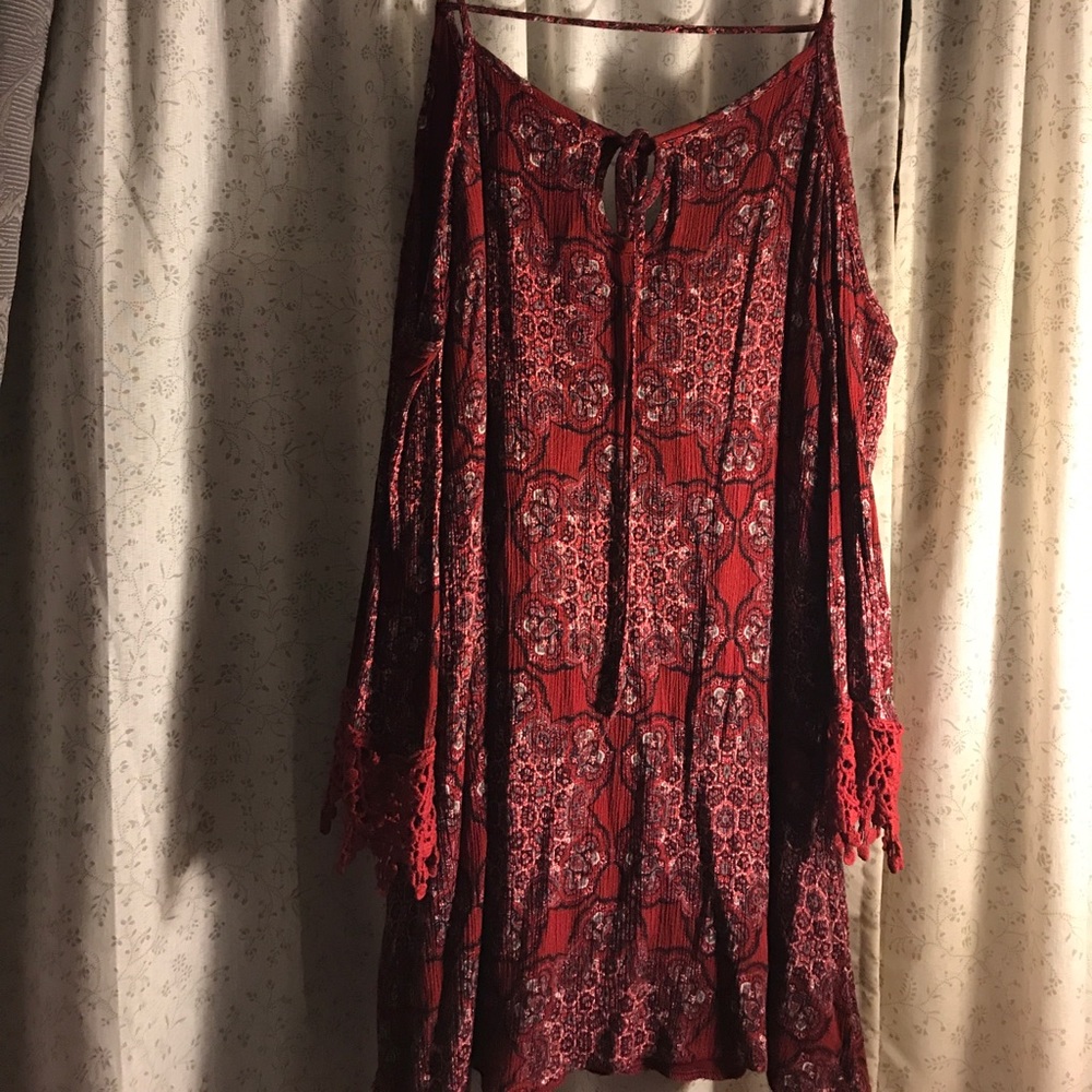 Red tunic